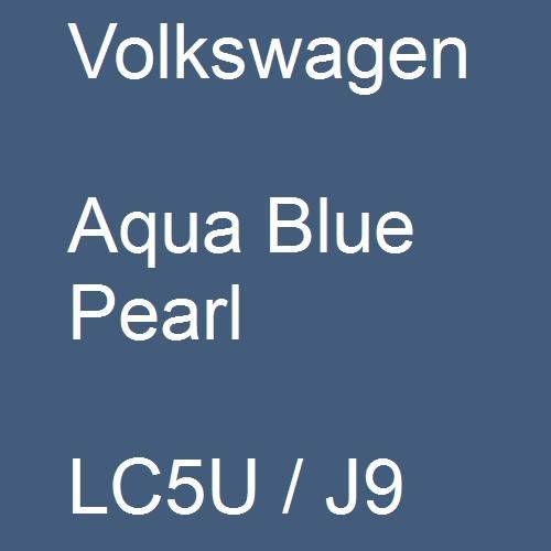 Volkswagen, Aqua Blue Pearl, LC5U / J9.